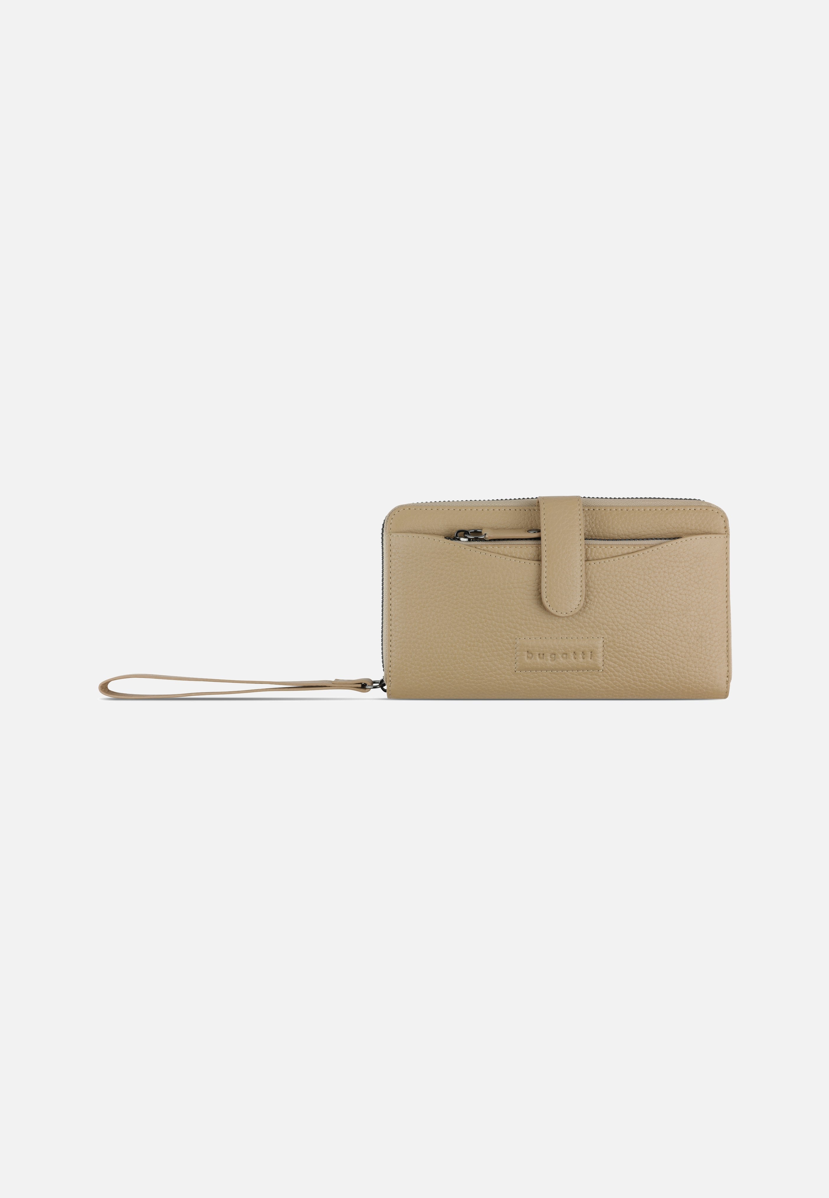 Elsa Long Ladies Zip Key Sand - Portemonnaie