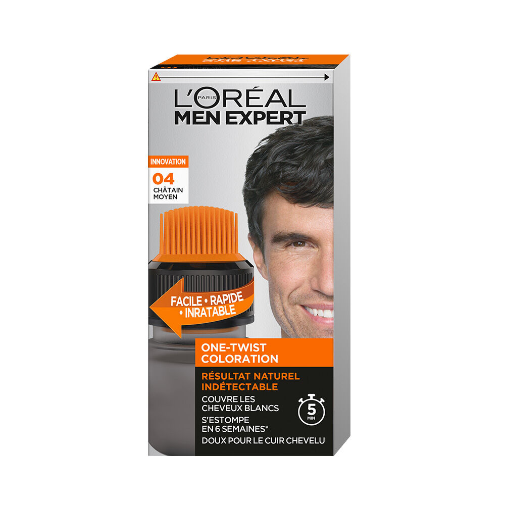 Men Expert One-Twist Coloration Homme · Châtain foncé