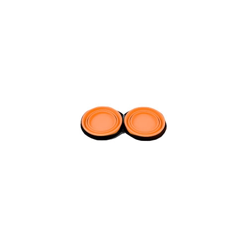 Disc-O-Bed Dog-Bowl faltbarer Silikon Futternapf Set 2 Stück