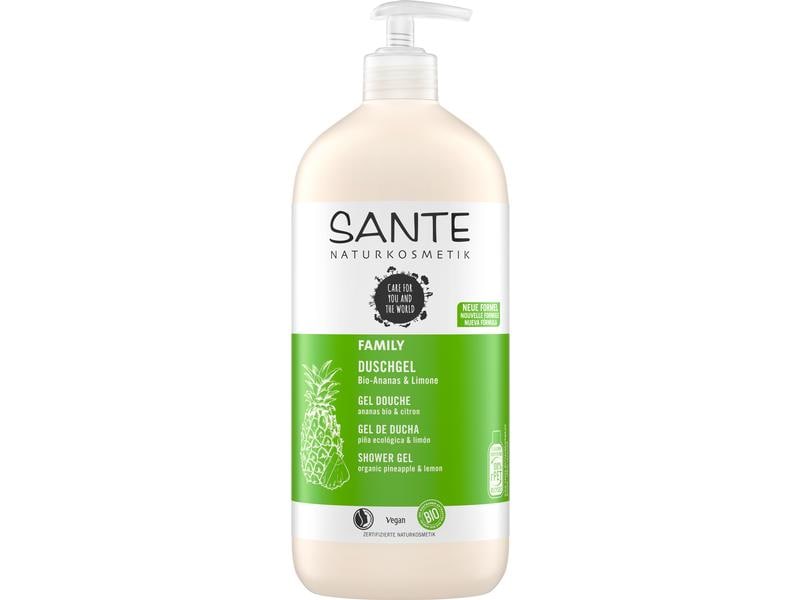 SANTE Duschgel Ananas and Limone 950 g Natürliche Pflegedusche spendet intensive Feuchtigkeit