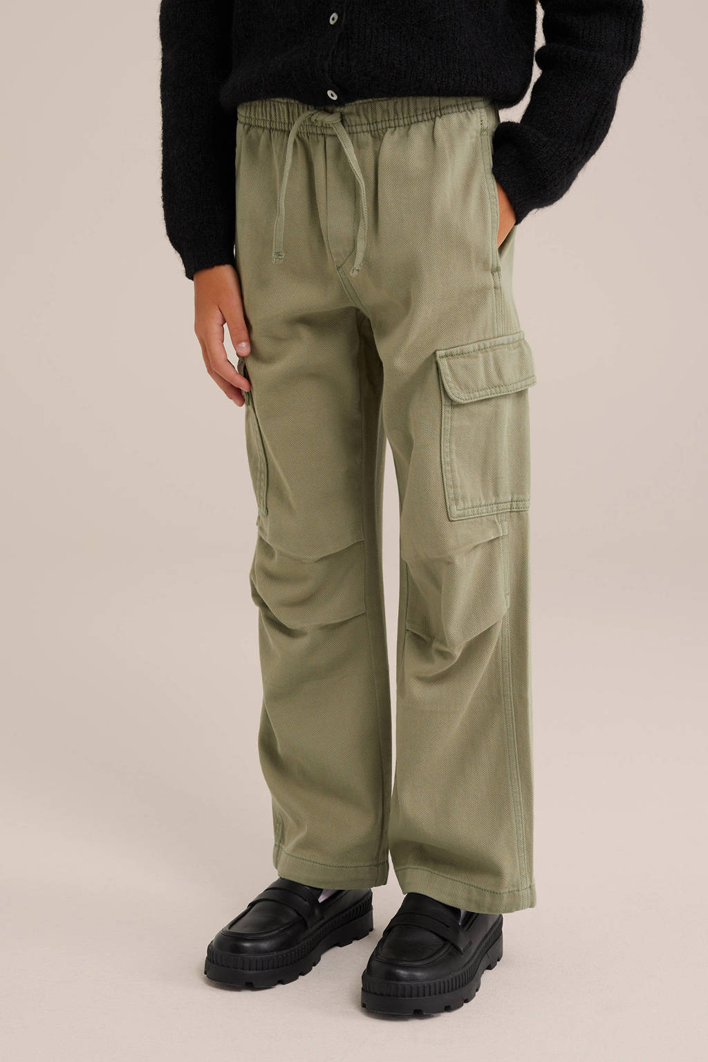 WE Fashion loose fit broek faded leave