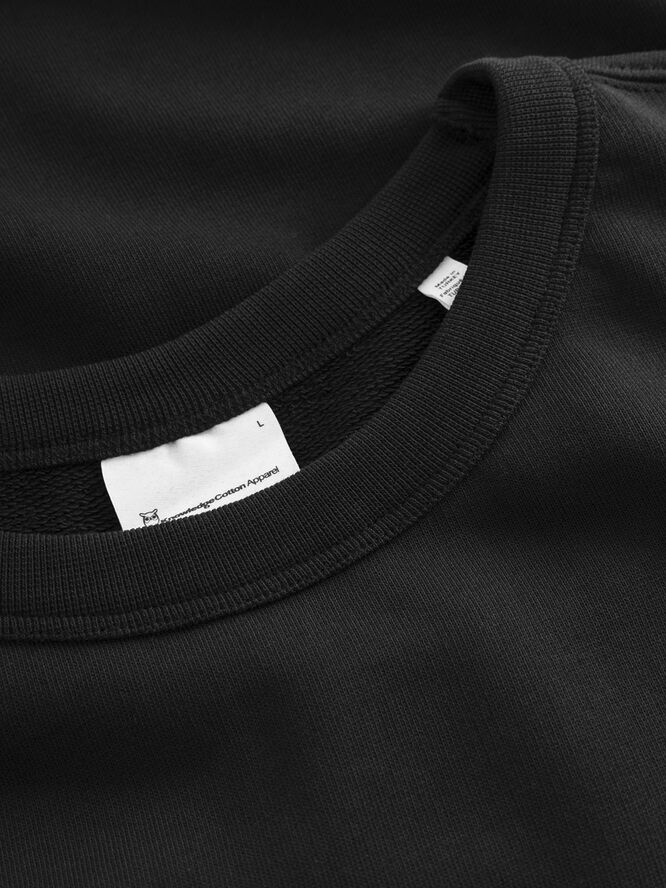 Knowledge Cotton Apparel ERIK basic badge sweat - GOTS/Vegan 1300