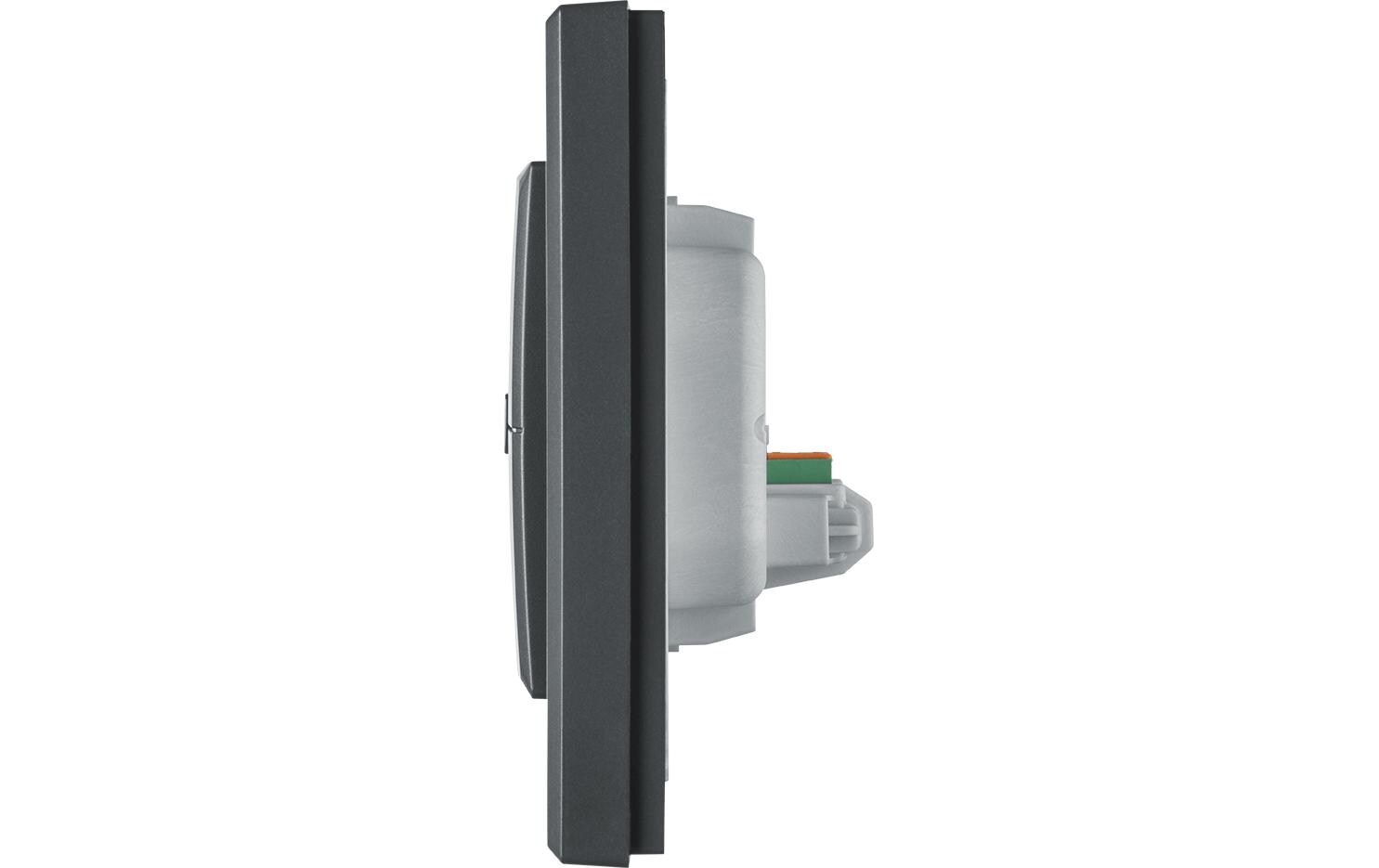 Smart Home Wired Wandtaster 2-fach, AnthrazitWandtaster mit 2 Tasten fürs Smart Home HmIPW-WRC2, HmIPW-WRC2-A