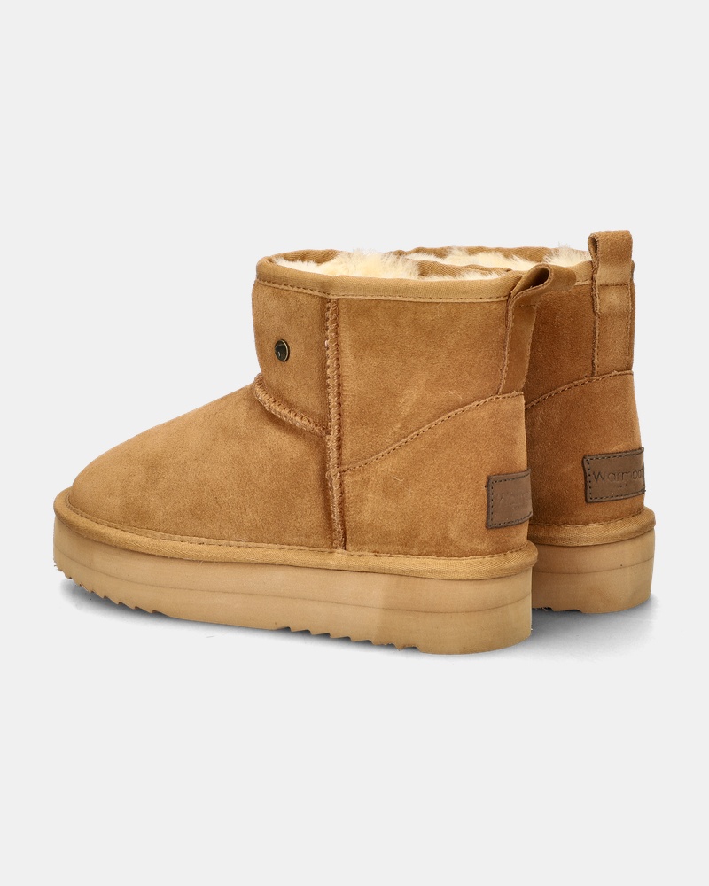 Warmbat Australia Wallaby Plateau Gevoerde boots  - cognac