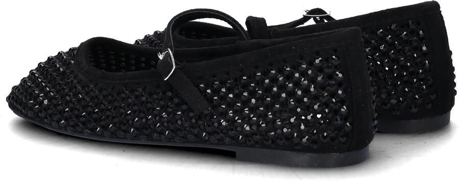 Nelson ballerina's met strass zwart