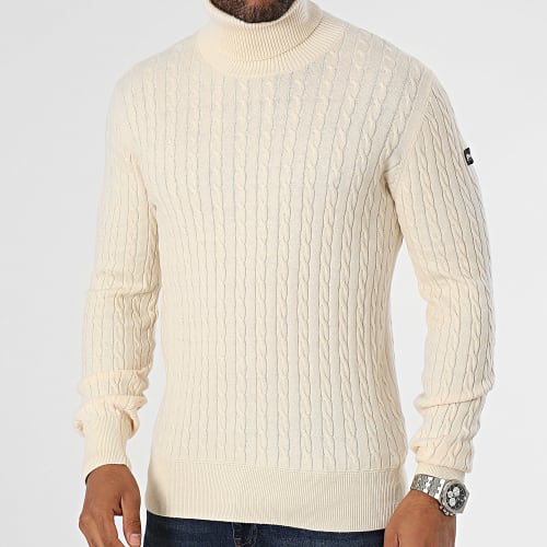 Pull Col Roulé PLBEALEY2 Beige