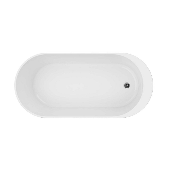 Baignoire îlot Huron L. 150 cm x l. 75 cm noir