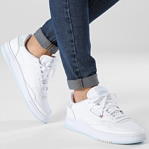 Baskets Femme Court Peak GZ2238 Footwear White Glacier Blue