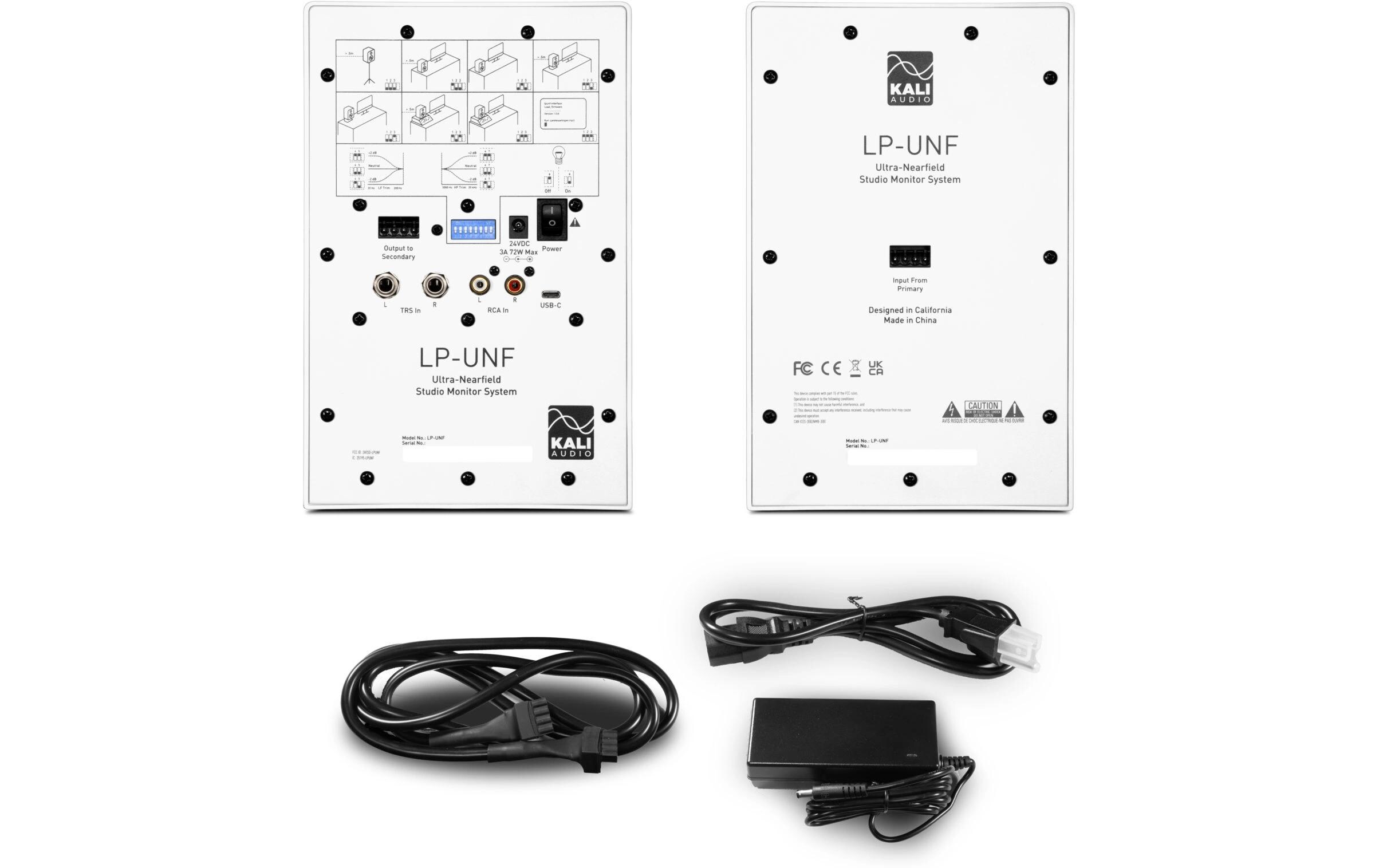 Studiomonitore LP-UNF Weiss<br>Ultra-Nahfeldmonitore