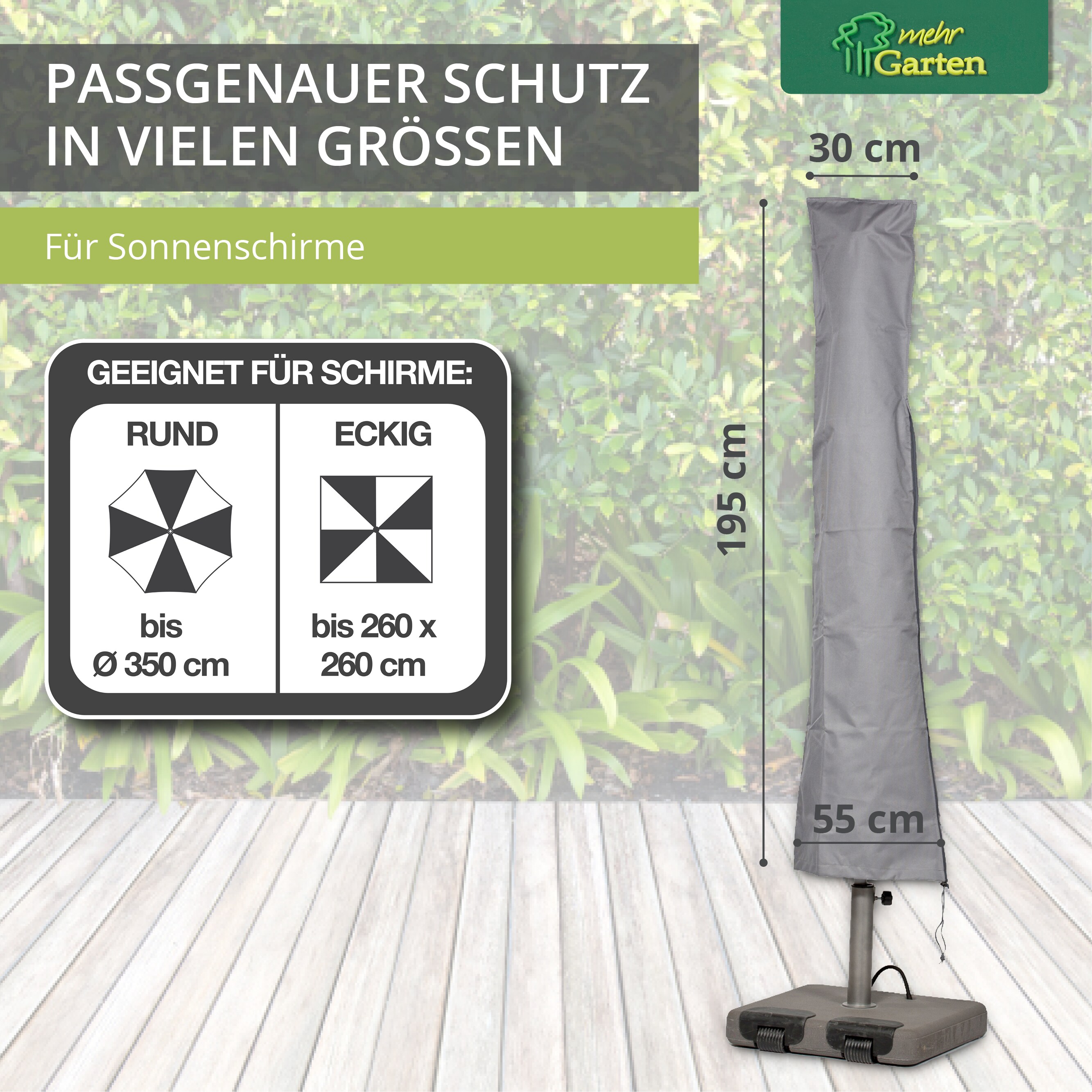 Premium Sonnenschirmhülle