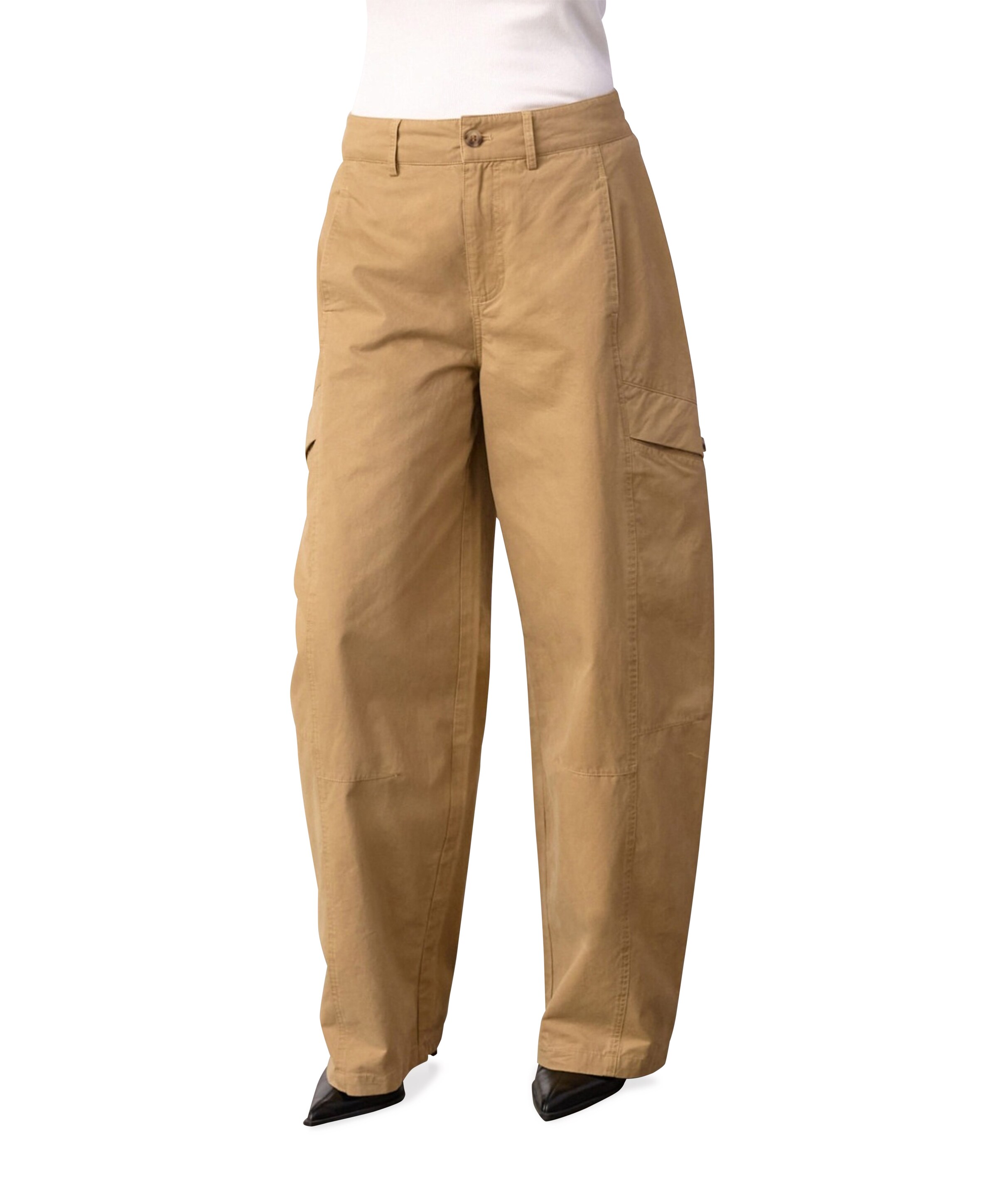 Co'Couture EvelynCC Barrel dames broek beige