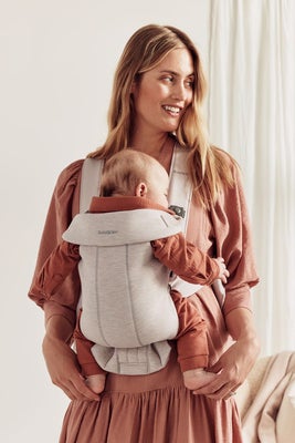 BabyBjörn Mini Bæresele 3D Jersey, Lysebeige