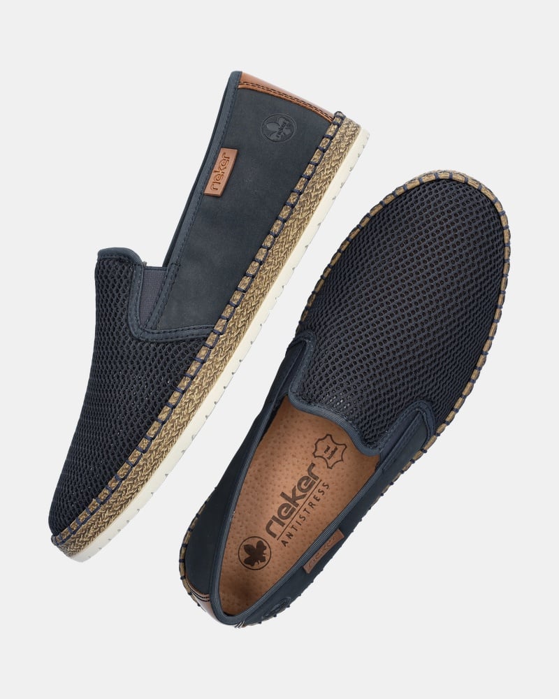Rieker Instapschoenen  - blauw