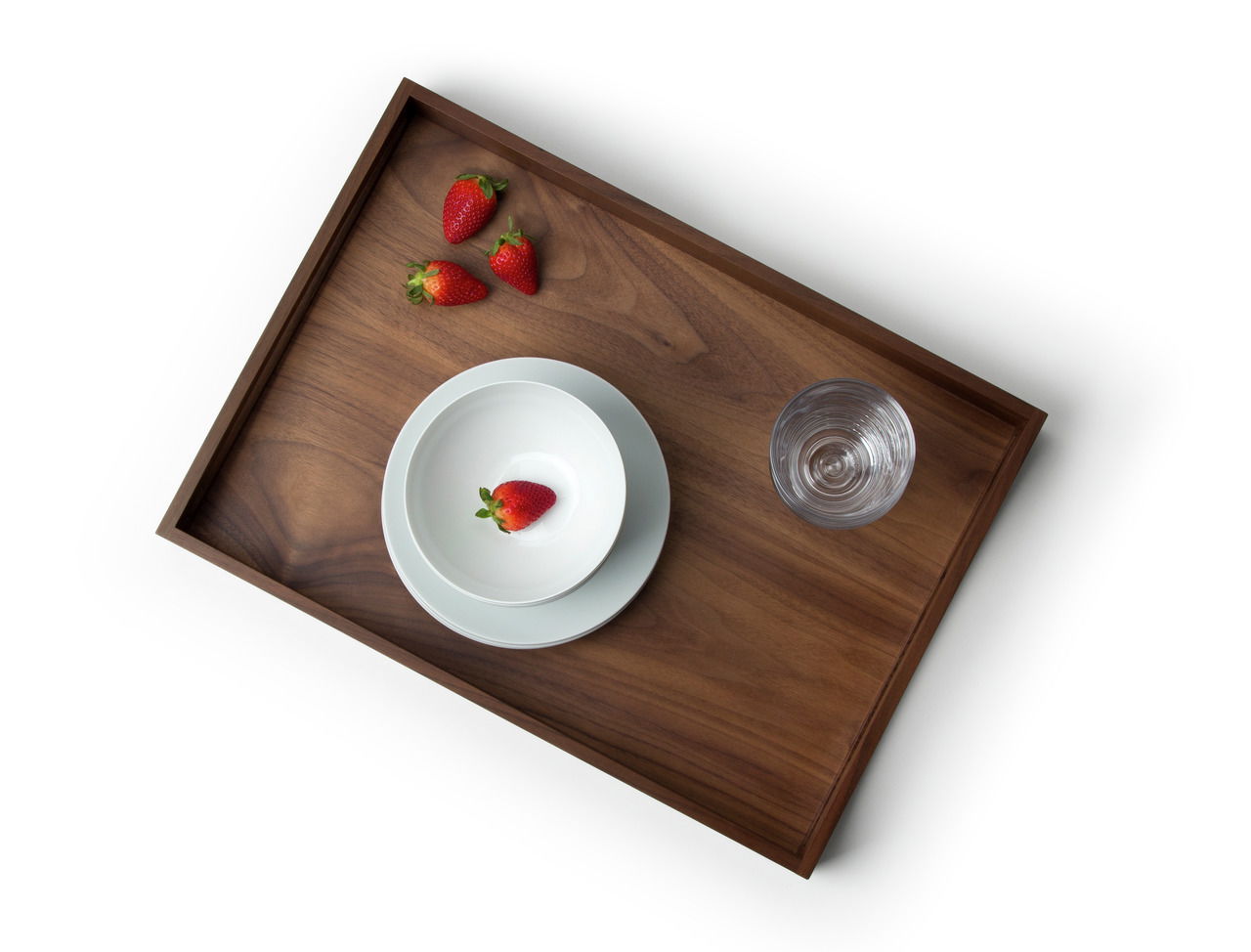 Continenta Tablett Walnuss 49x35x6,3cm