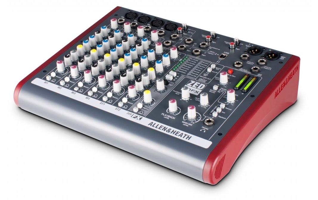 Mischpult ZED-10FX<br>Kompaktmixer mit USB-Interface und Effektprozessor