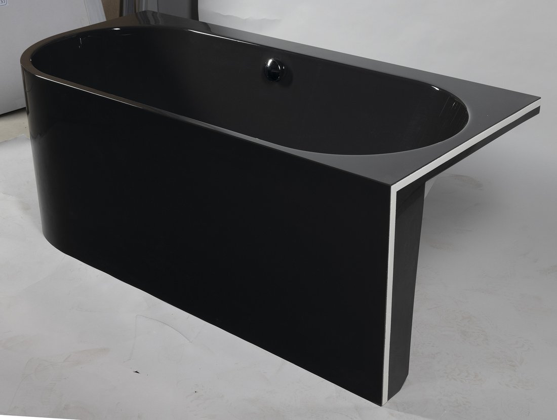 Polysan Astra hoekbad rechts 160x75x60cm grijs