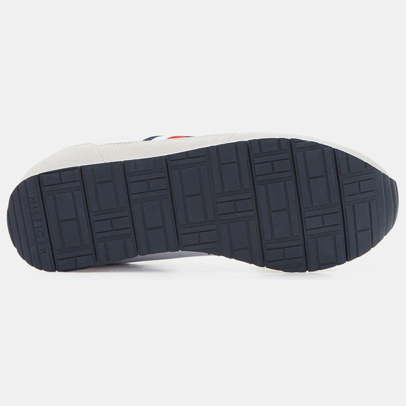 Tommy Hilfiger Baskets running en Cuir Corporate blanches