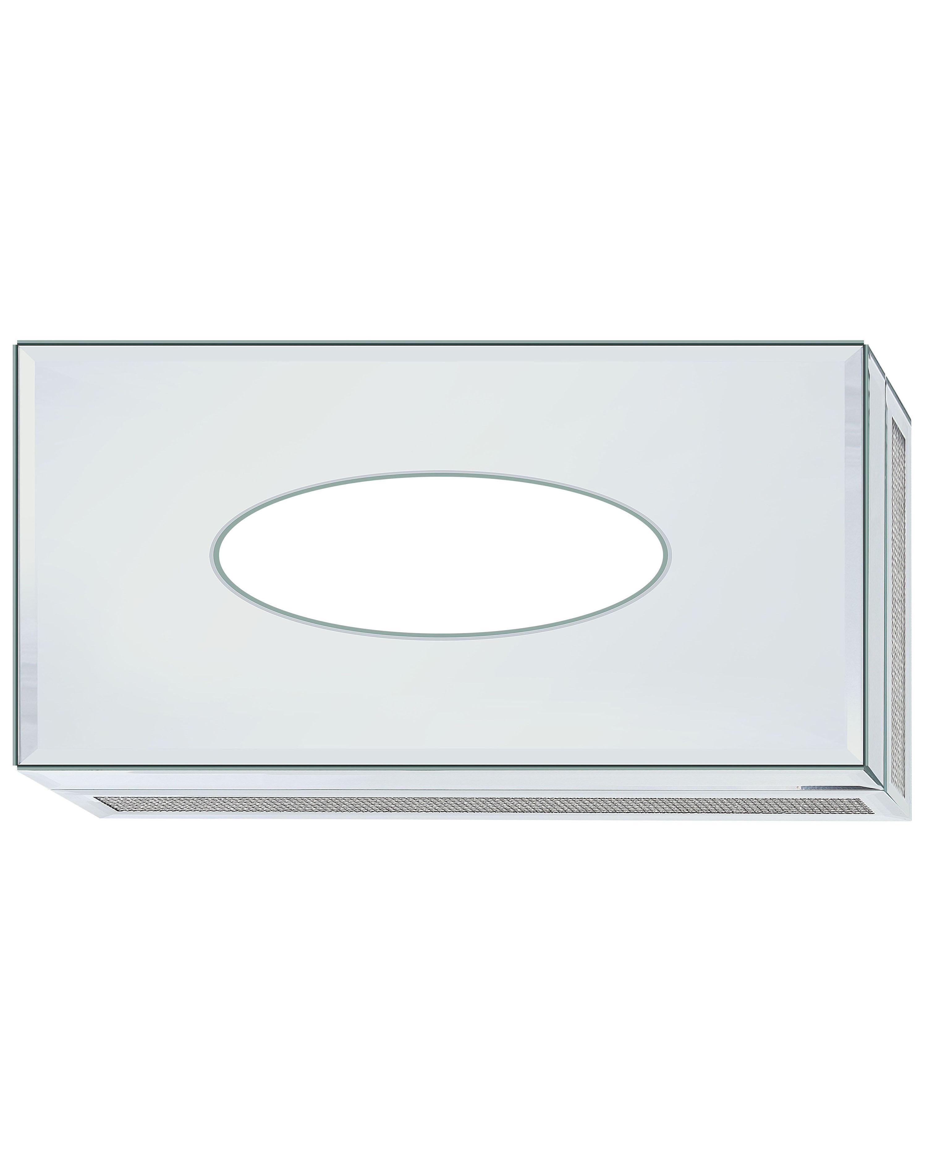 Tissuehouder CHARLY Glas Zilver