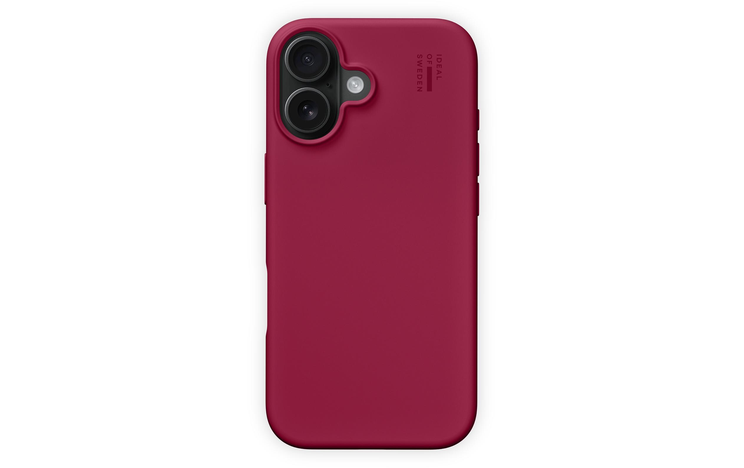 Back Cover Silicone iPhone 16 CranberryBackcover für das Apple iPhone 16