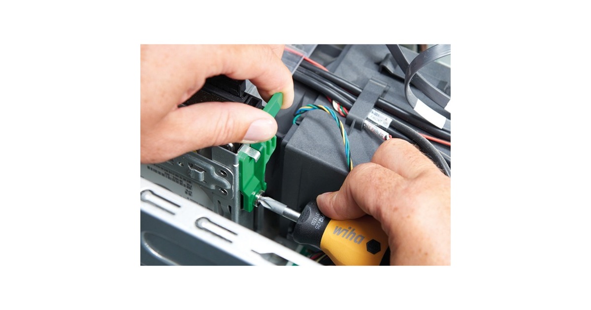 WihaSchroevendraaierset SoftFinish ESD  (Geel/zwart, 5-delig)