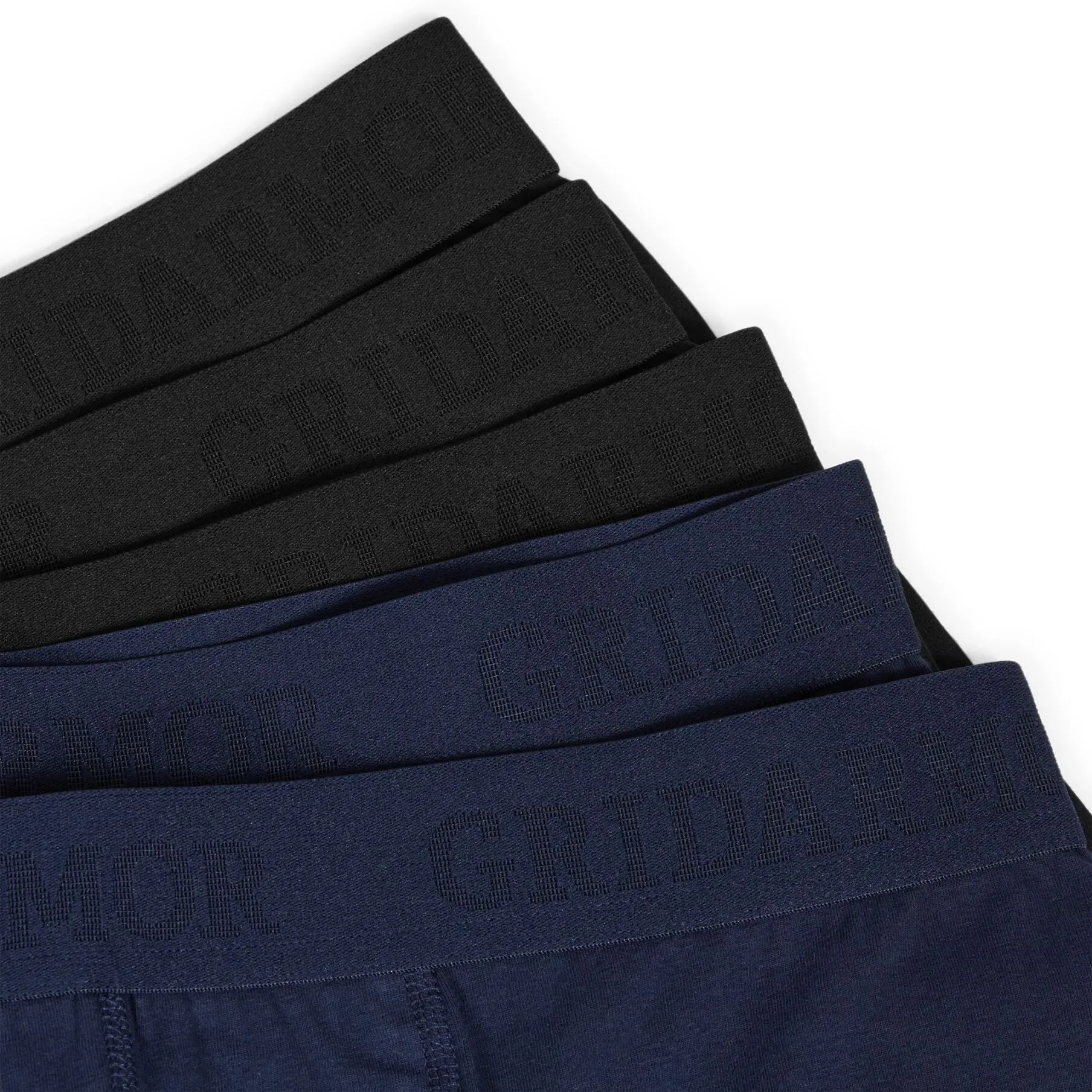 Gridarmor Men's Steine 5p Cotton Boxers 2.0 Black/Blue