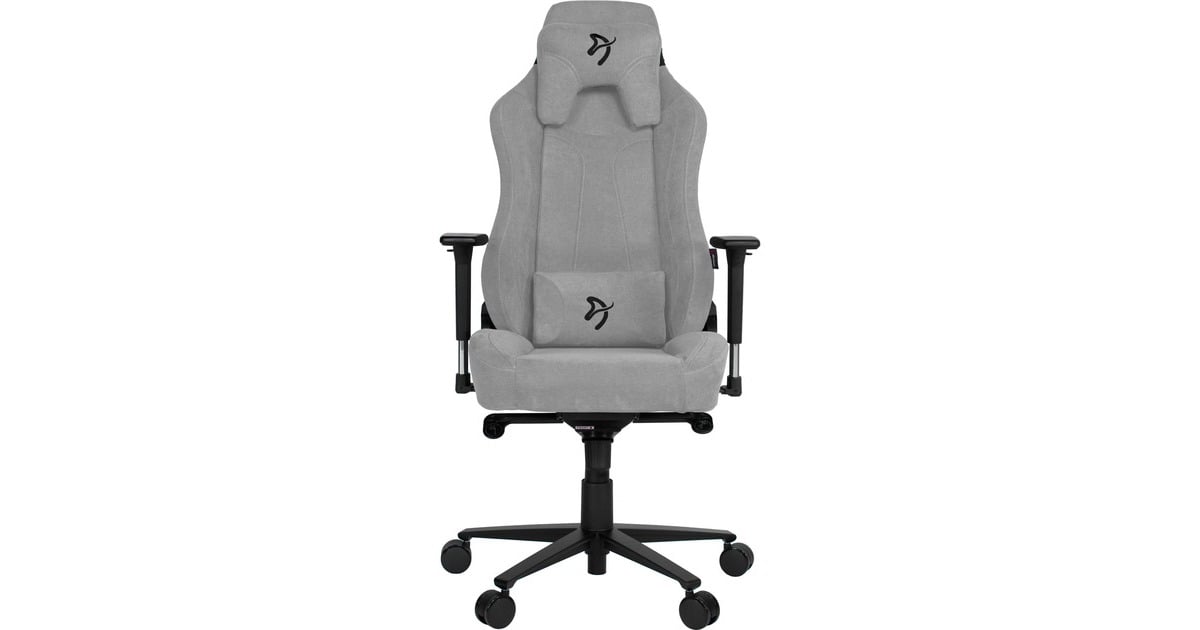 ArozziVernazza Soft Fabric - Light Grey gamestoel  (Lichtgrijs)