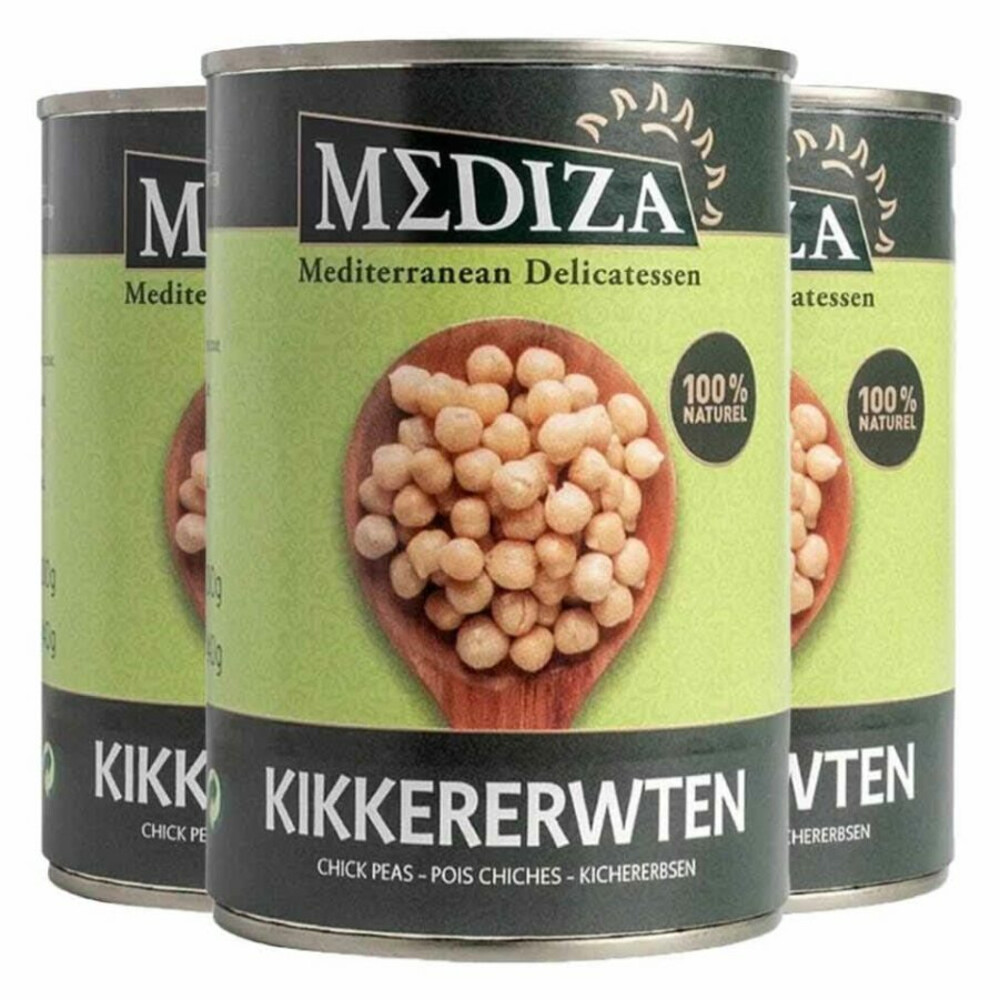 3x Mediza Kikkererwten400 gr