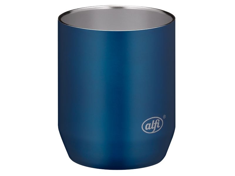 Alfi Thermobecher City 280 ml, Dunkelblau Thermobecher aus Edelstahl