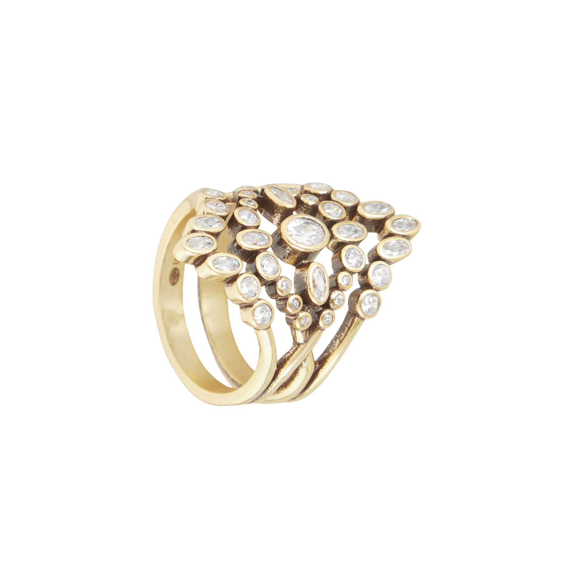 TALULA - Bague en argent | Doré
