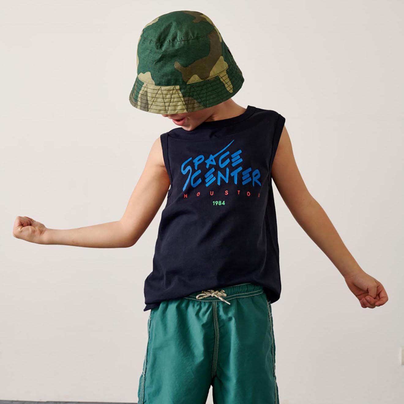 Bellerose Short de bain Lazo vert