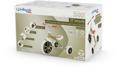 Chillafish Ziggi Trehjulssykkel, Grønn