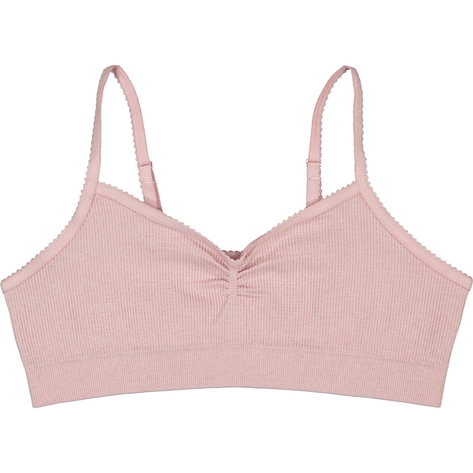 Mädchen-Bustier Seamless, 2 Stück rosa