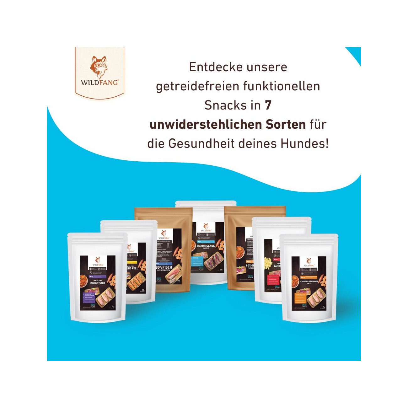 Wildfang Beruhigende Snacks - getreidefrei - 70 g