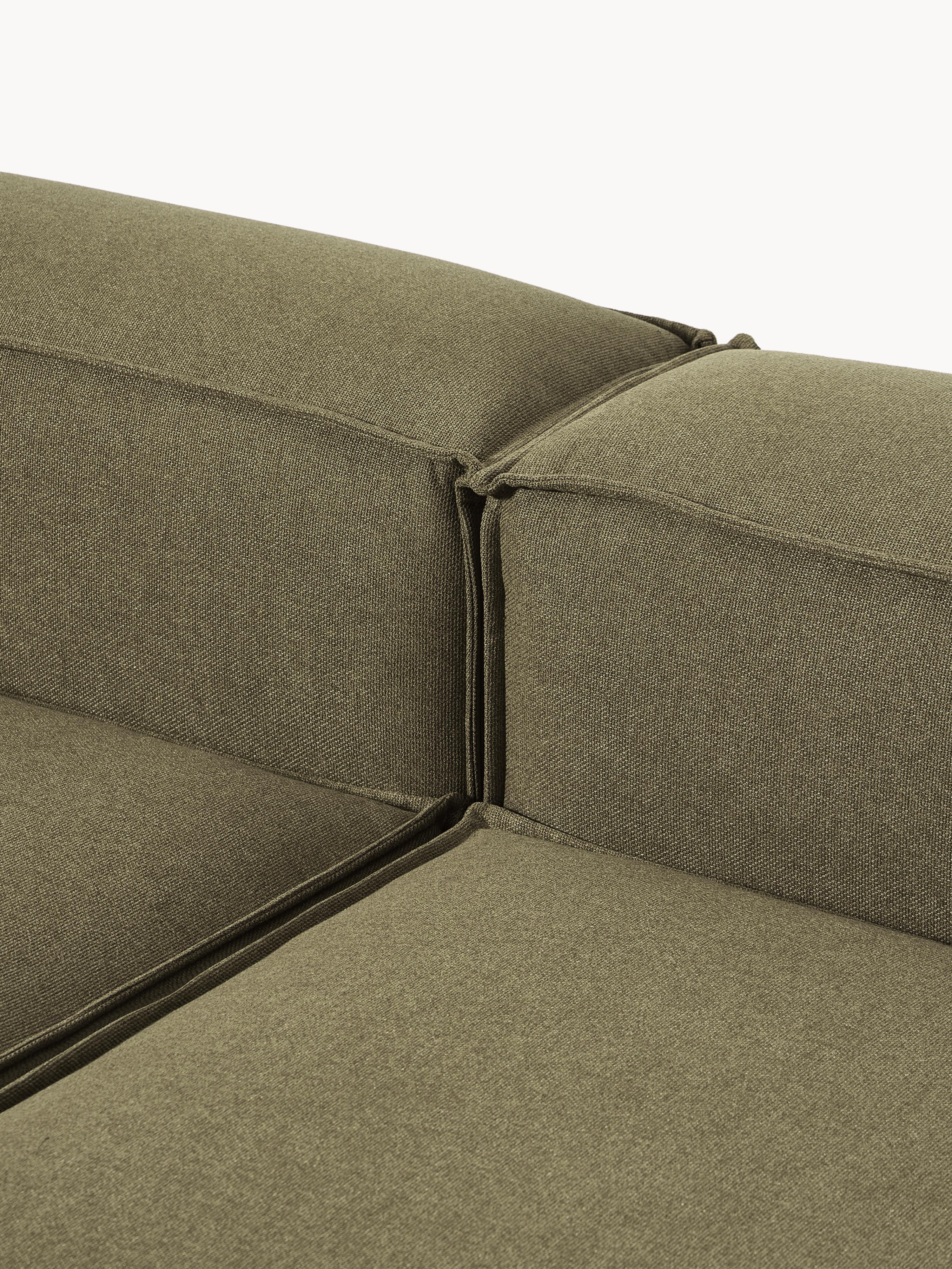 Modulaire bank Lennon (4-zits) met poef (links/rechts)
