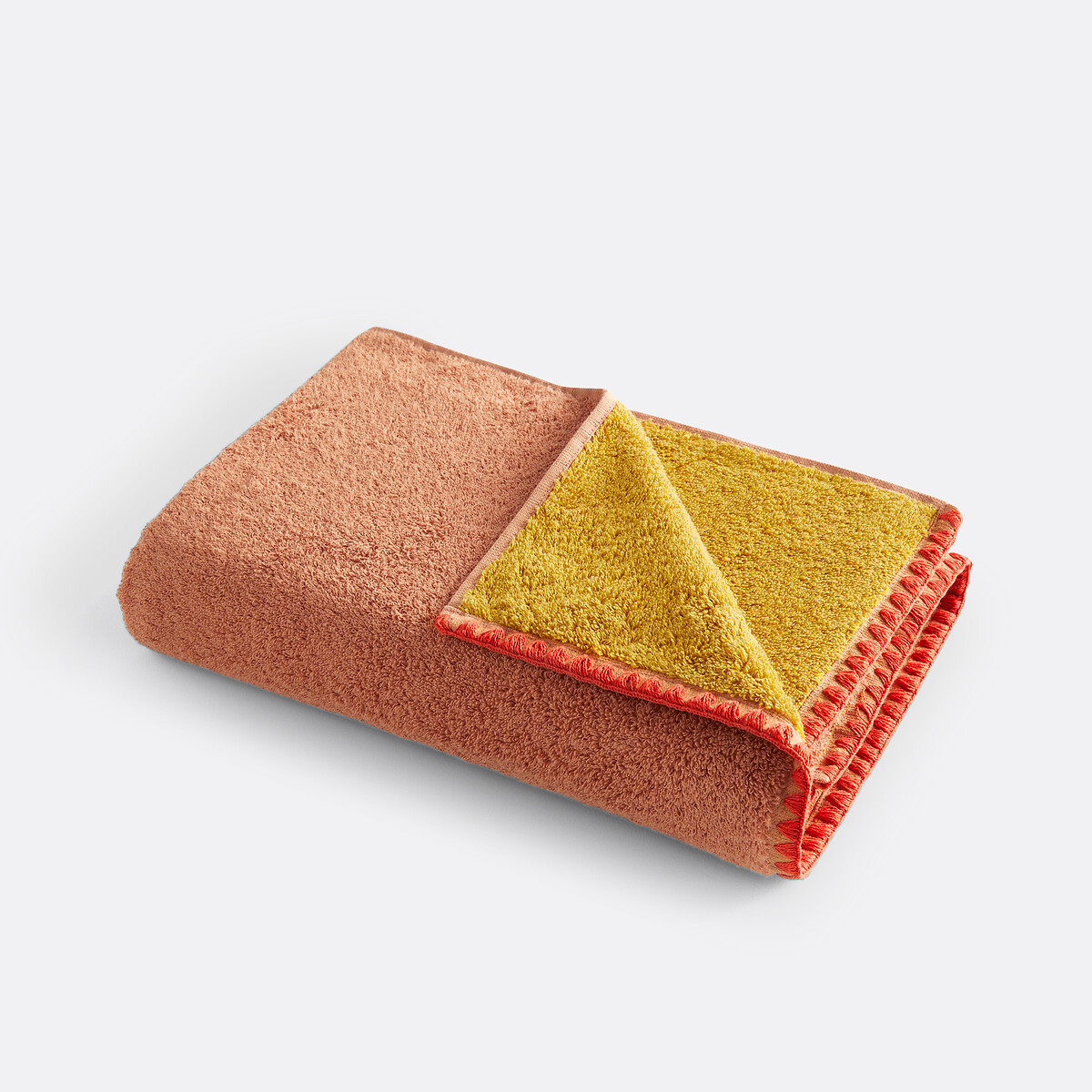 LA REDOUTE INTERIEURS<br>Toalha de banho bicolor 500 g/m2 Chamali