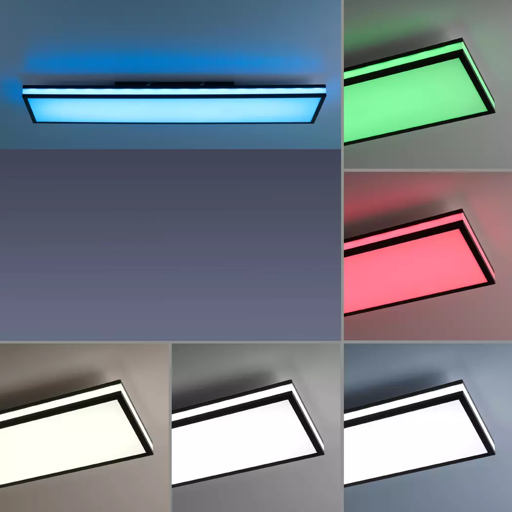 LED-Deckenleuchte Mario Black