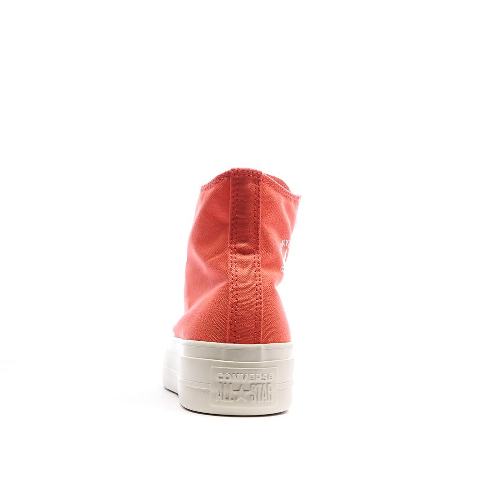 Converse Baskets Oranges Femme Converse Chuck Taylor All Star Platform