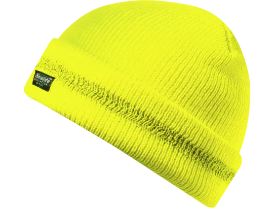Bonnet réfléchissant jaune