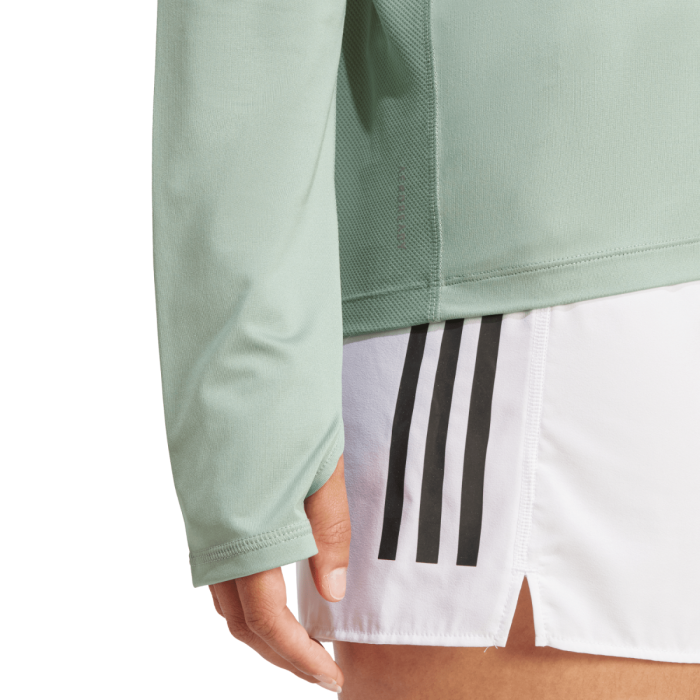 adidas Dame Trøjer Own The Run Half-Zip Grøn