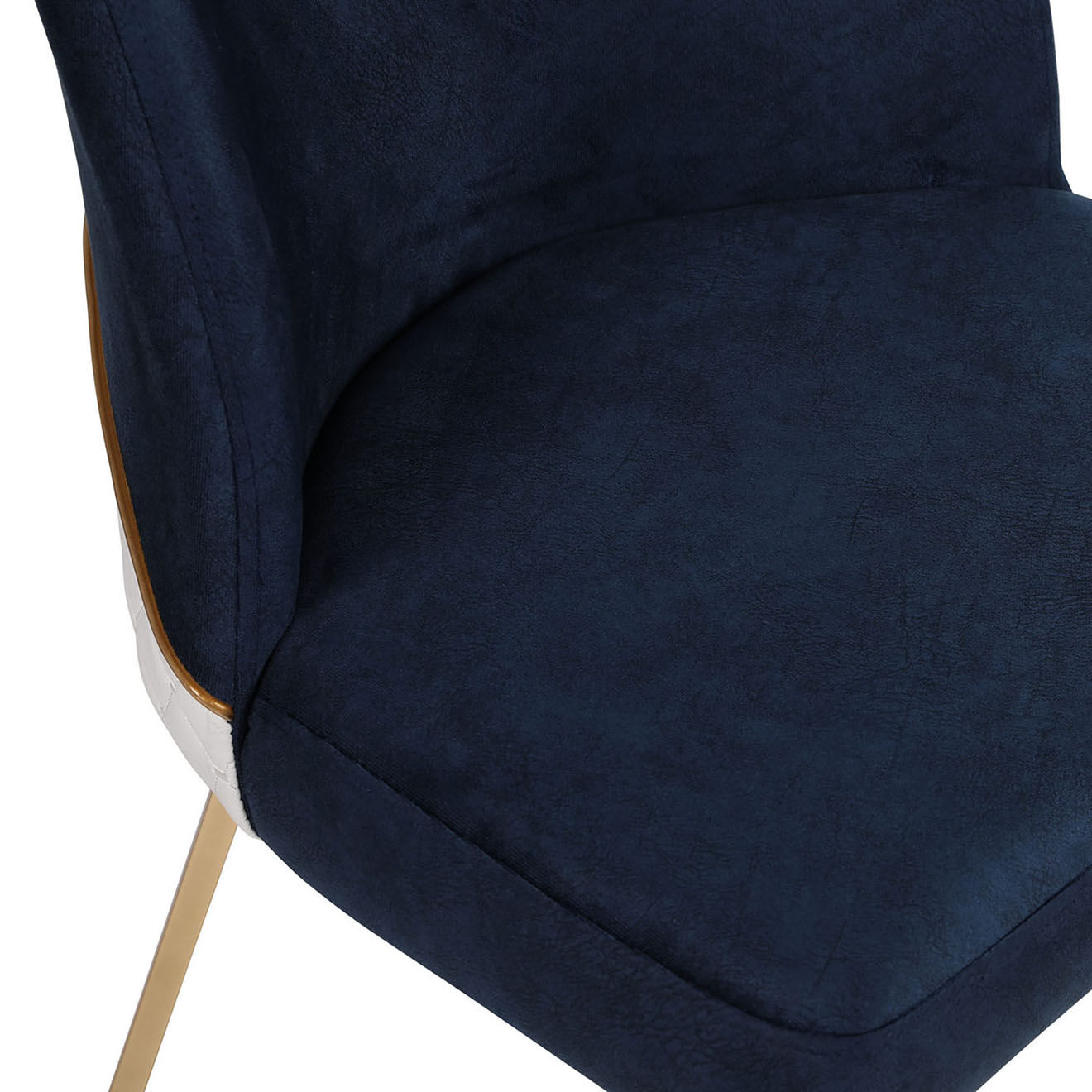 Wooden Art 4 Chaises Madrid bleues - 50x90x49 cm