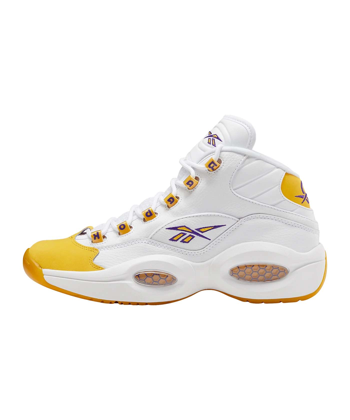 Reebok Question MID Weiss Gelb