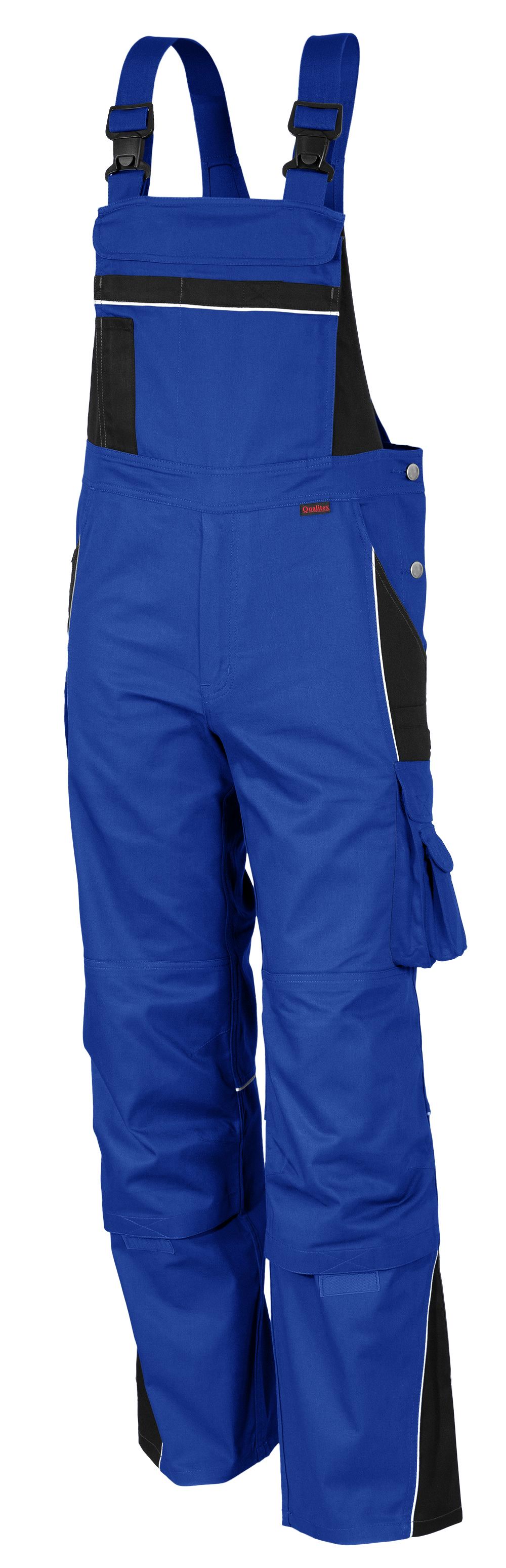 QUALITEX HIGH QUALITY WORKWEAR Latzhose PRO kornblau/schwarz Herren: 102