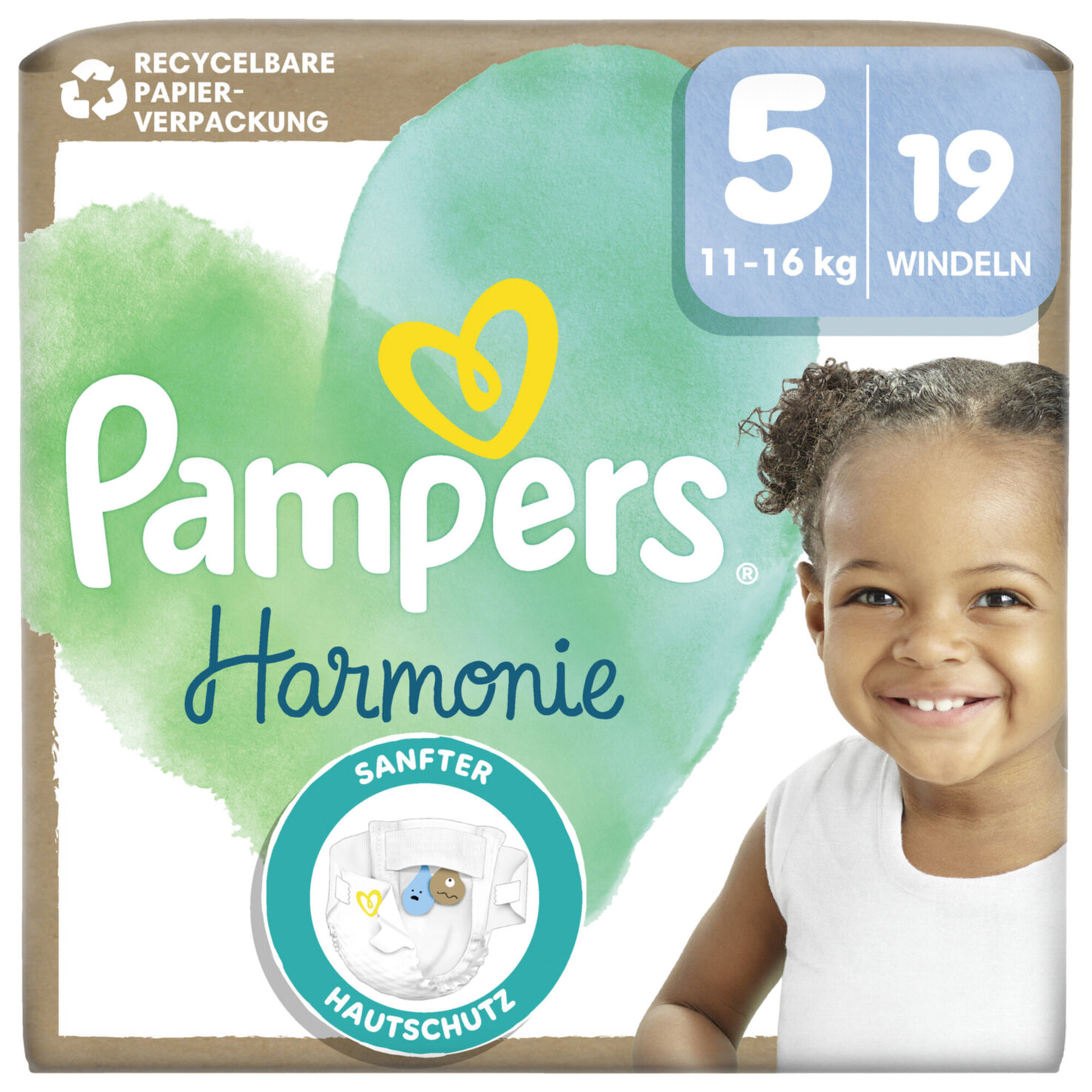 Pampers Harmonie Grösse 5 Junior 11+kg 19 Windeln