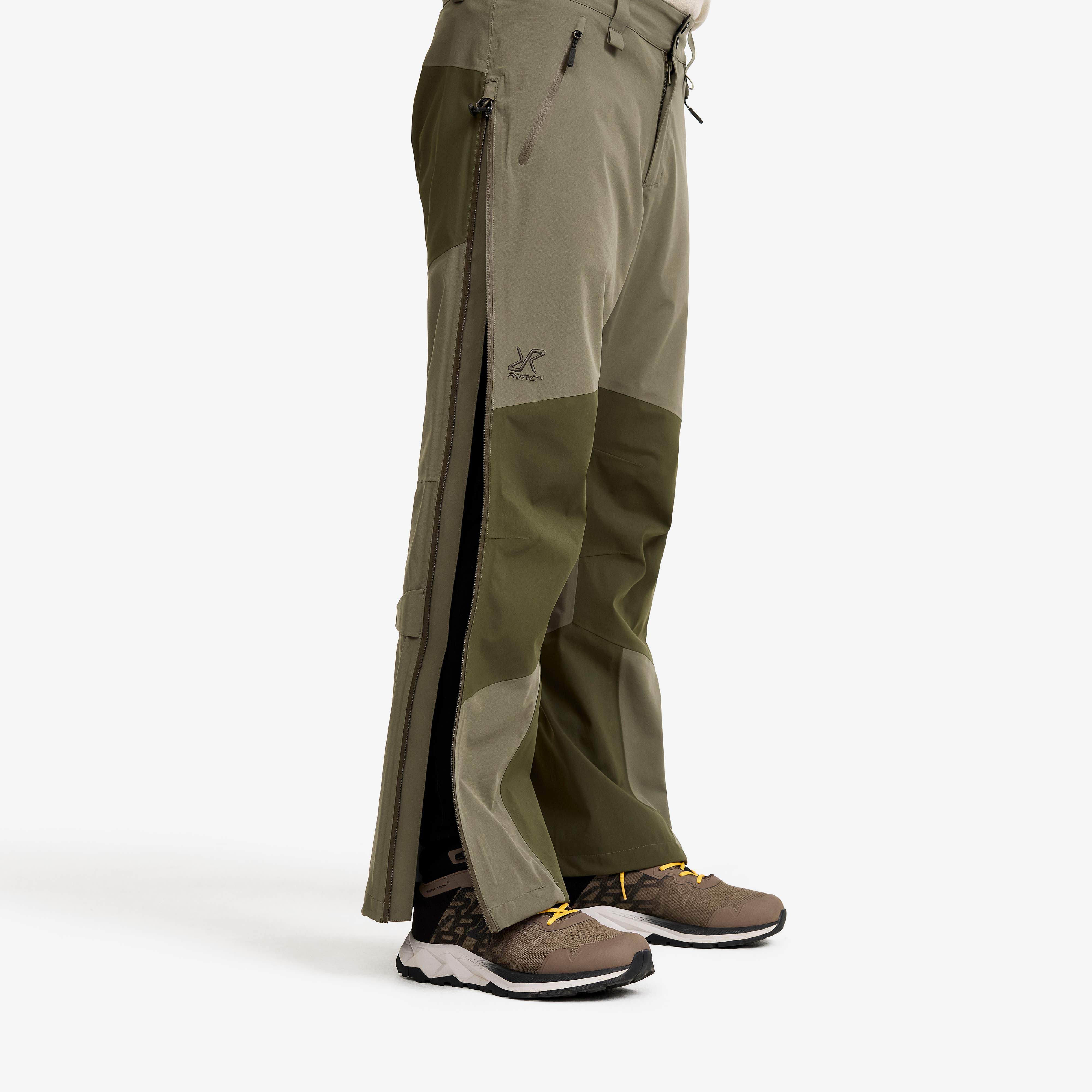 Aries Pro 3L Shell Pants Herre Grape Leaf/Forest Night