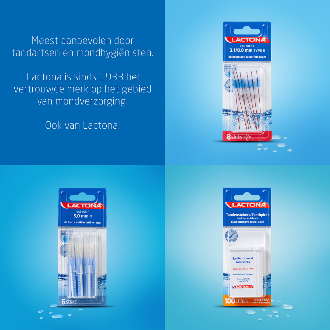 Lactona Interdental cleaner L/M 6.5 (8 stuks)