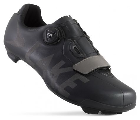 Chaussures de Route Lake CXZ176 Noir / Gris