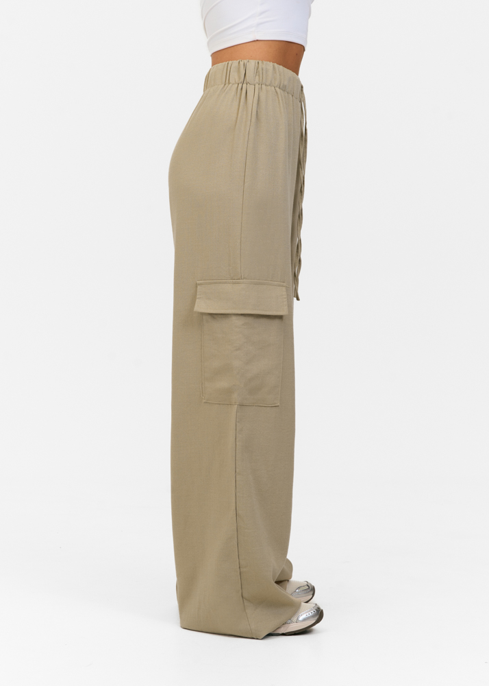 Luna cargo broek lichtgroen