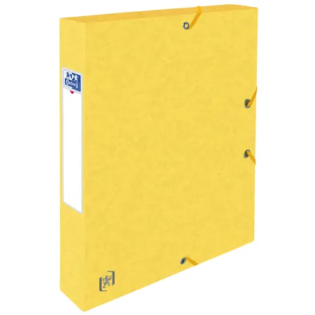 Oxford Sammelbox TOP FILE+, A4, Rückenbreite 40mm, aus 425 g/m² karton, gelb