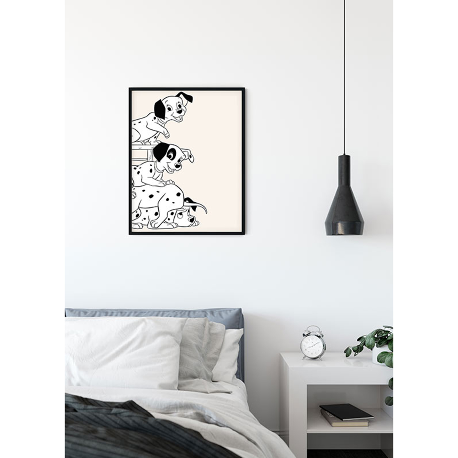 Wandbild 101 DALMATINER PLAYING - 50x70 cm