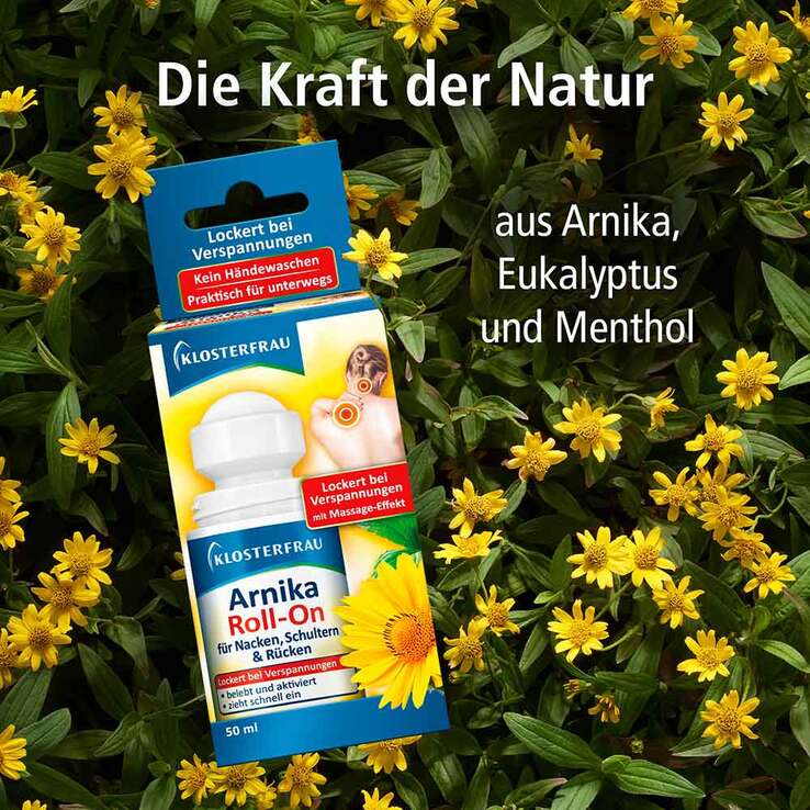 Klosterfrau Arnika Roll-on Rücken Schulter Nacken, 50 ml